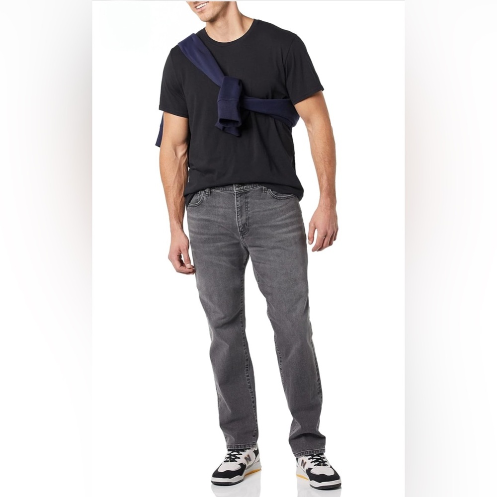 Levi Strauss Slim‎ Straight Men's Gray Jeans Size 31x30
